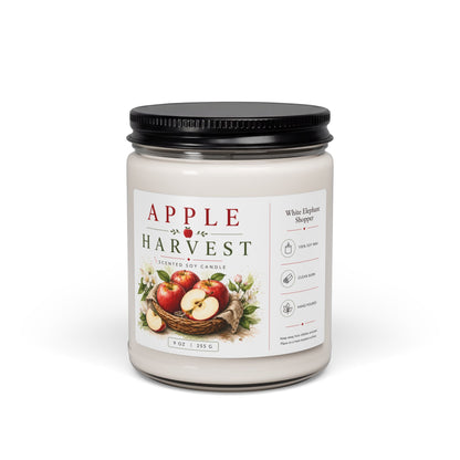 Apple Harvest Candle Jar – Warm Apple Spice Soy Wax