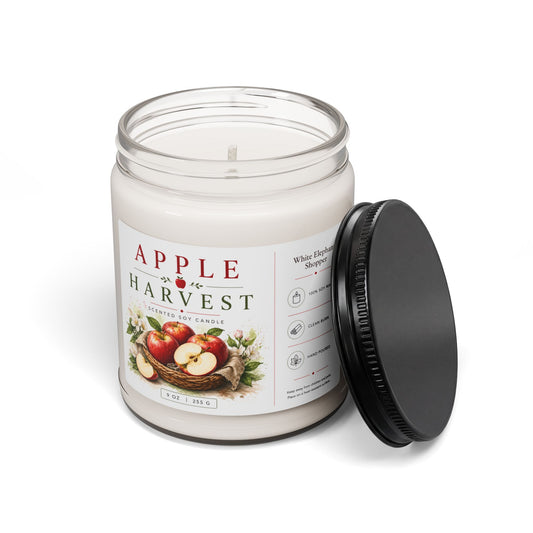 Apple Harvest Candle Jar – Warm Apple Spice Soy Wax