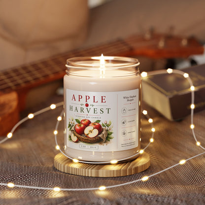 Apple Harvest Candle Jar – Warm Apple Spice Soy Wax